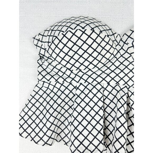 Superdown Peplum Bustier Crop Top Size X-Small - Picture 4 of 9